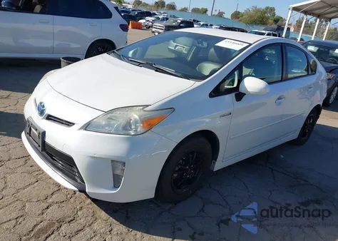 2012 Toyota Prius Four из США, поврежденный, VIN JTDKN3DU9C5469748
